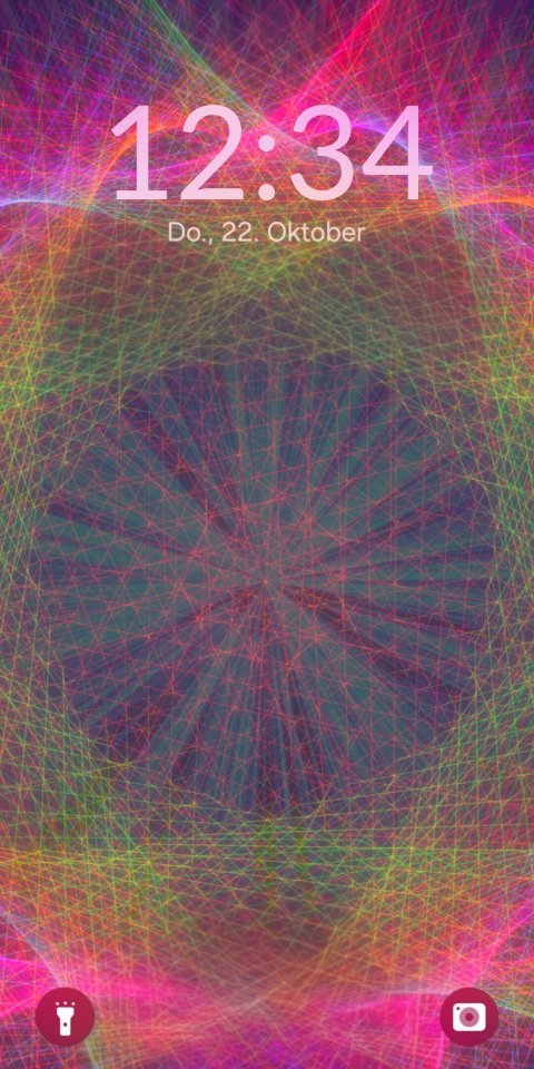 Dein Mandala als Hintergrund
