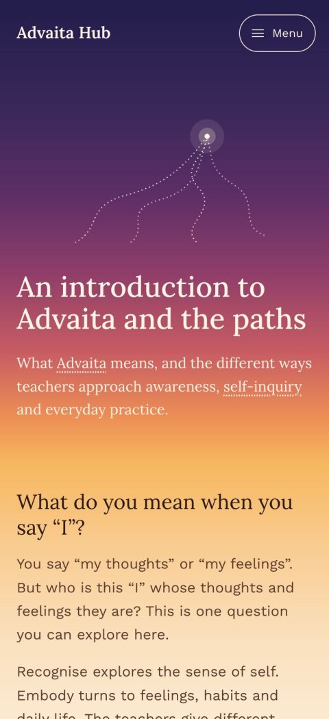 Advaita Hub - Screenshot 2