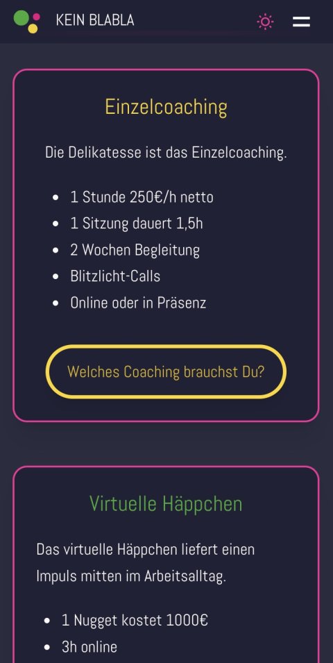 Kia Böck: Kein Blabla - Project Screenshot 3