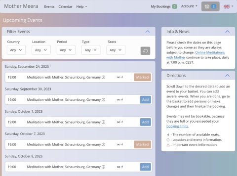 Mother Meera - Project Screenshot 1