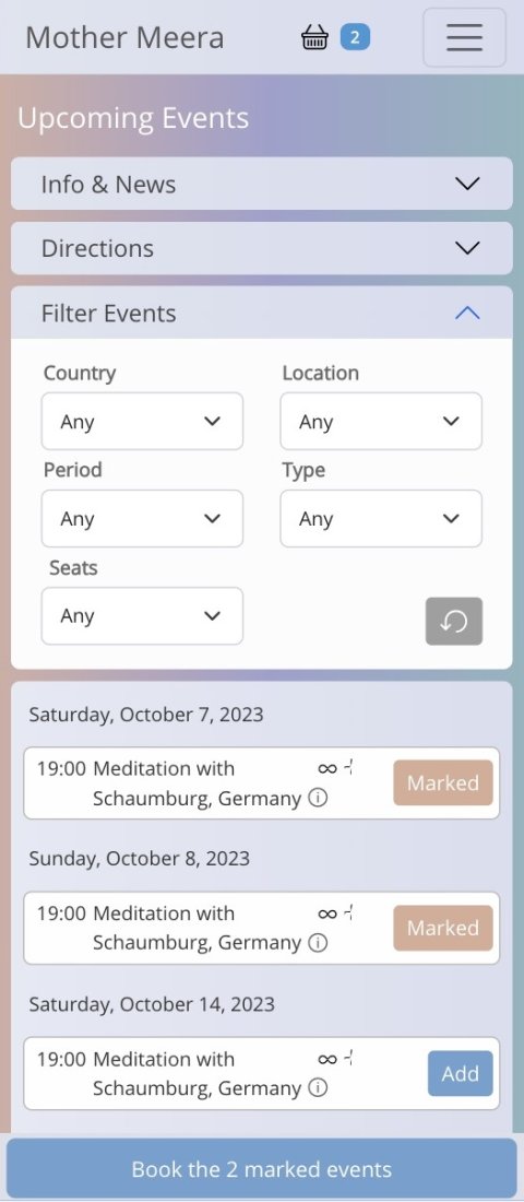 Mother Meera - Project Screenshot 2