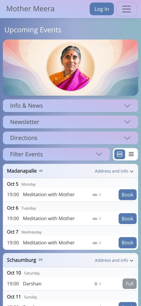 Mother Meera - Project Screenshot 2