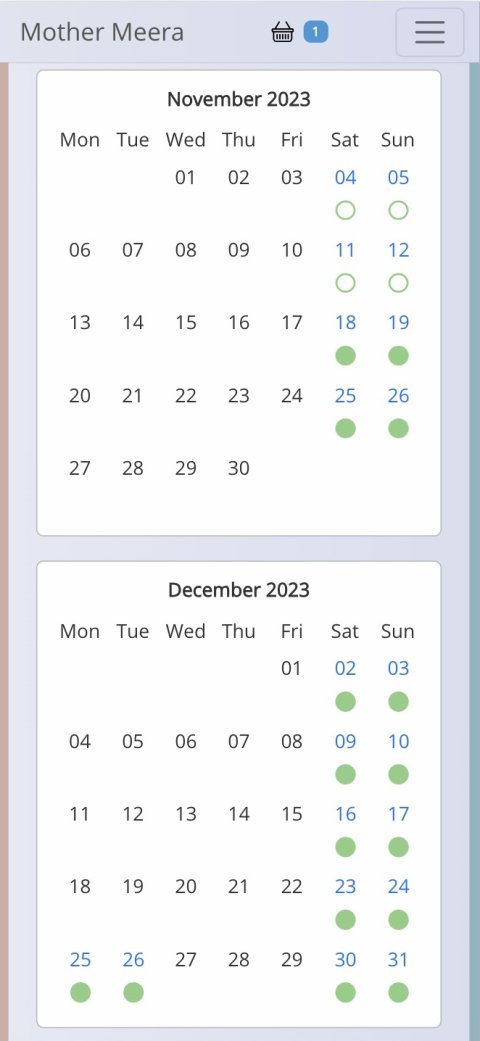 Mother Meera - Project Screenshot 3